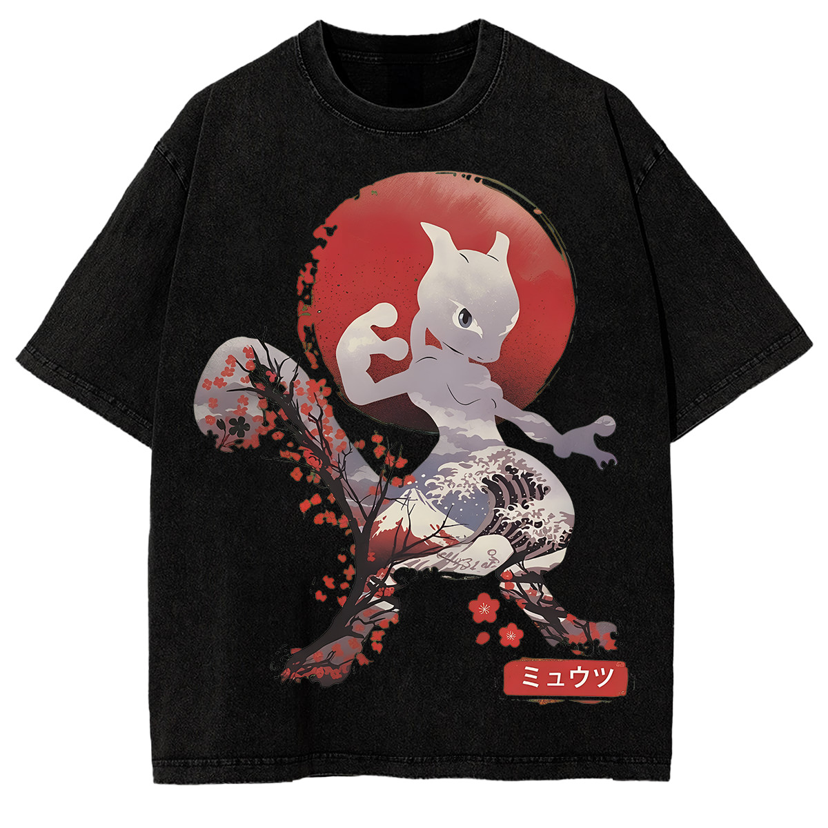 Graphic Tee Mewtwo Anime T-Shirt gallery