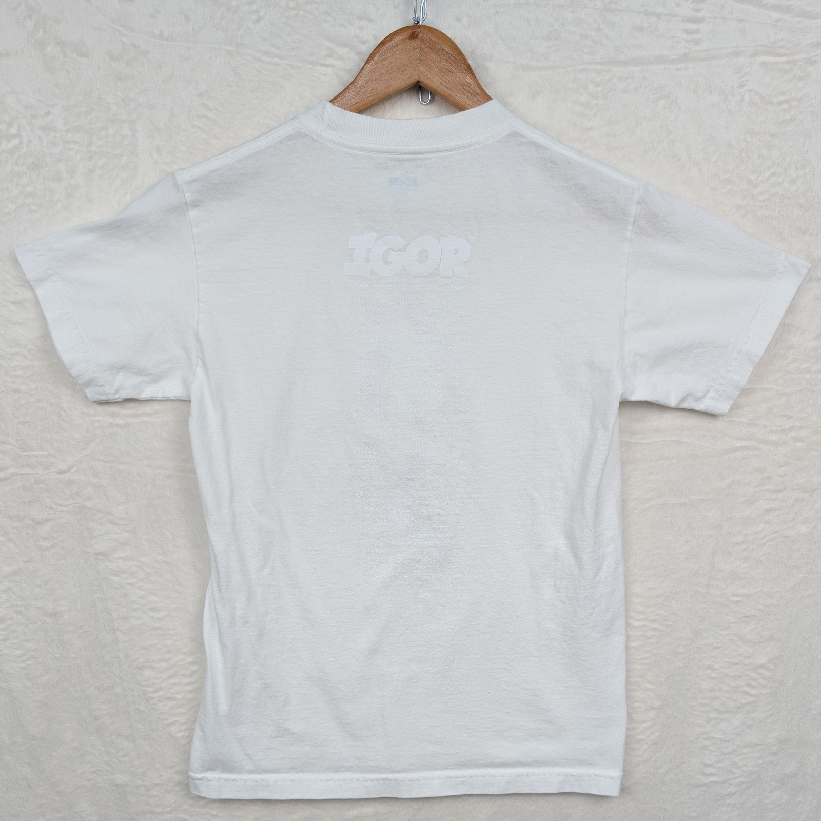 Tyler The Creator Golf Wang T-Shirt Men's S White Blue Suit IGOR Tour Merch gallery