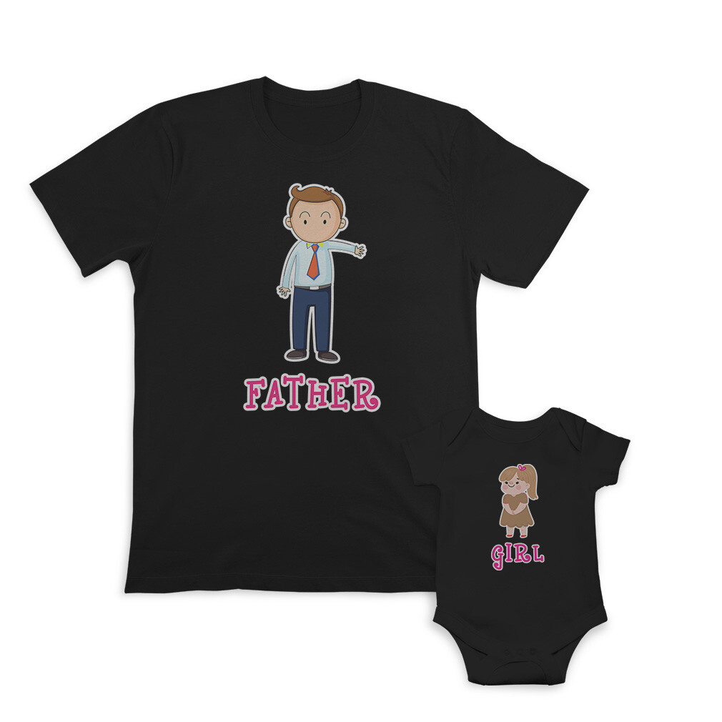 Dad and Baby Matching Outfits Clothes Girl Baby Small - Father Man Standing Man gallery