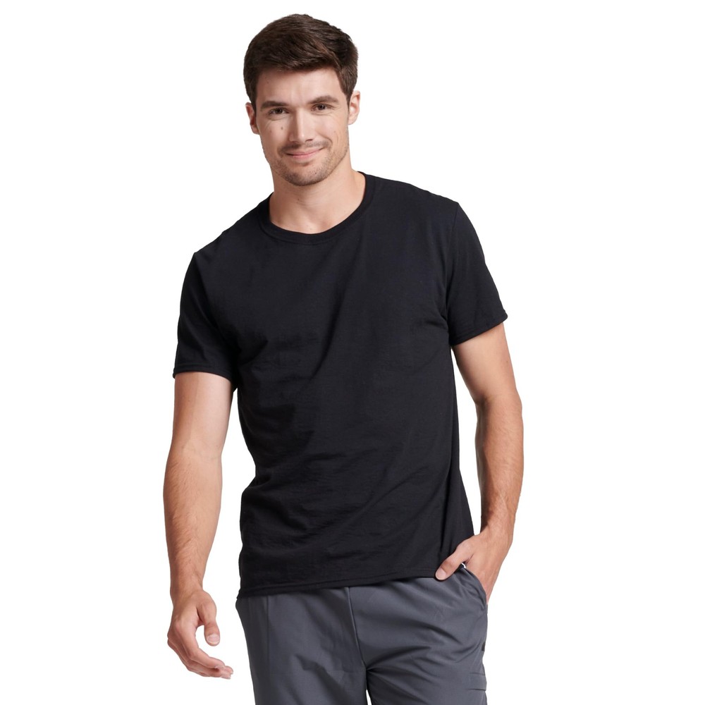 Men’s Essential Short Sleeve Tee Shirt Black XL