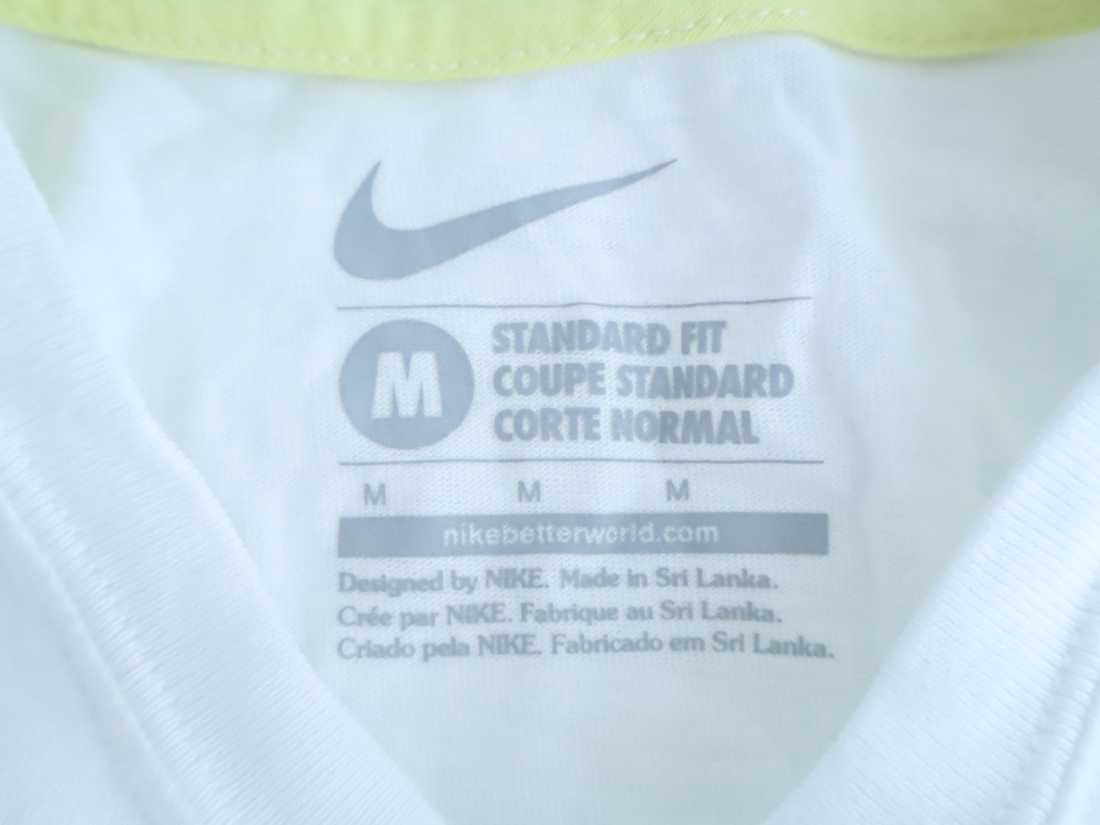 Nike World FC 1-0 Graphic T-Shirt Mens M White Short Sleeve Crew Neck gallery