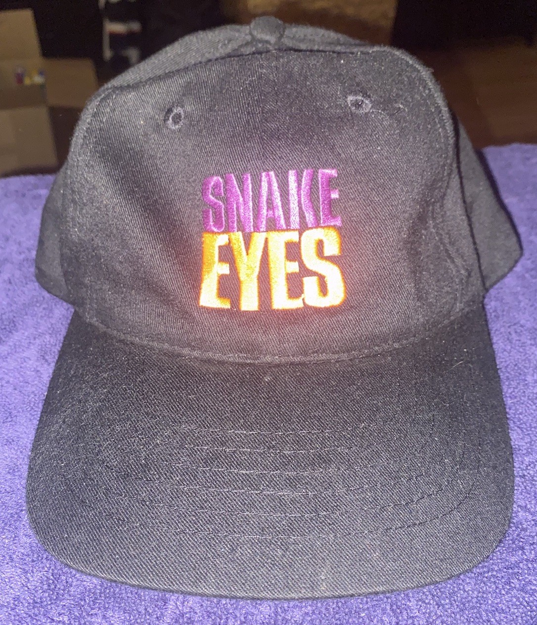 1998 Snake Eyes Nicolas Cage vintage StrapBack Hat gallery