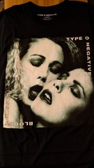 Officially Licensed Double-Sided Type O Negative “Bloody Kisses Black Tee Merch