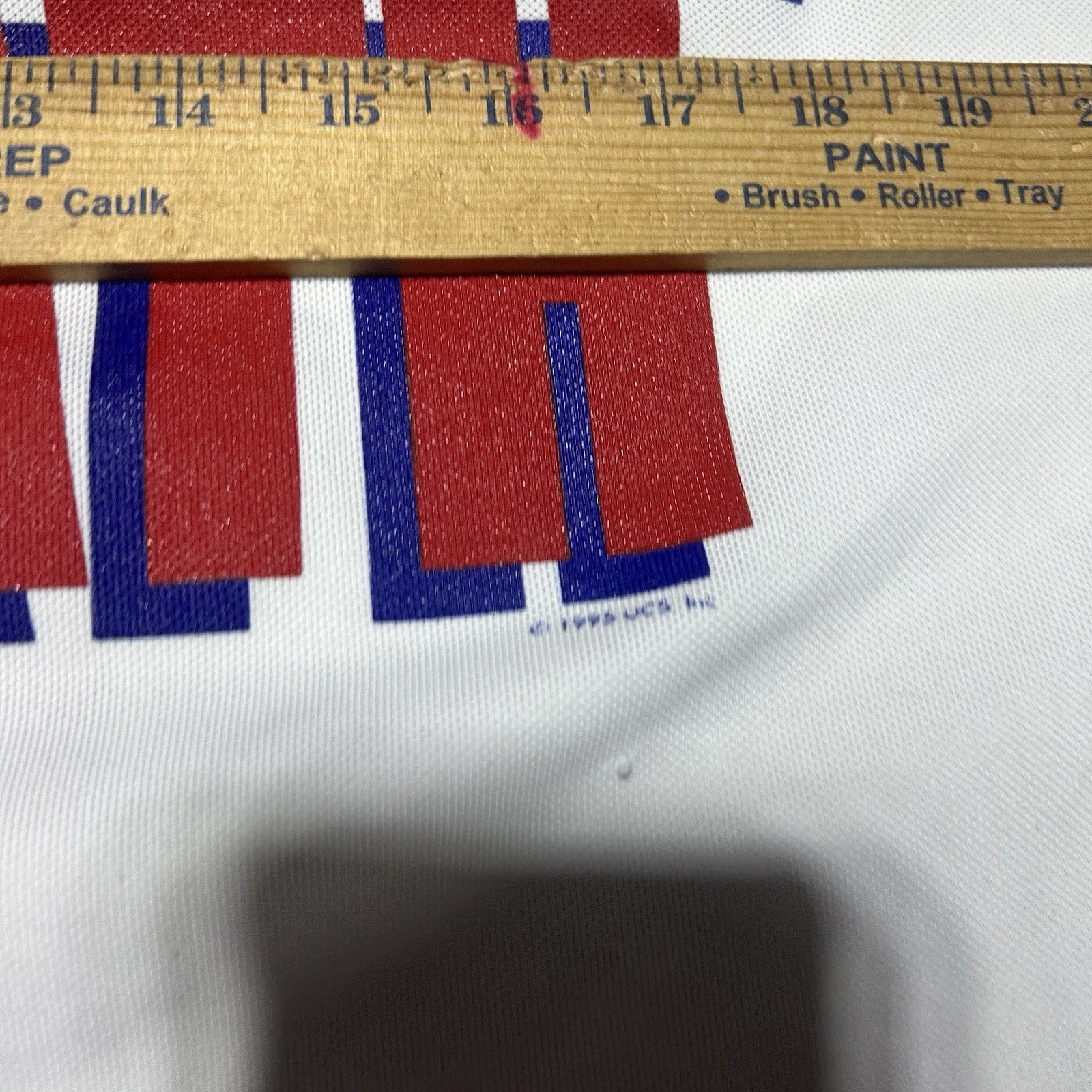 Vintage 90s Movie Promo Sudden Death Van Damme Hockey Jersey CCM Large gallery