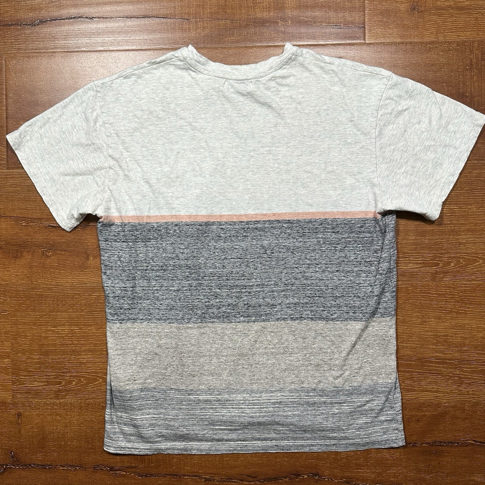 John Elliott T Shirt Mens 1 S Gray Stripe Colorblock Fall Winter 18 Retro City gallery