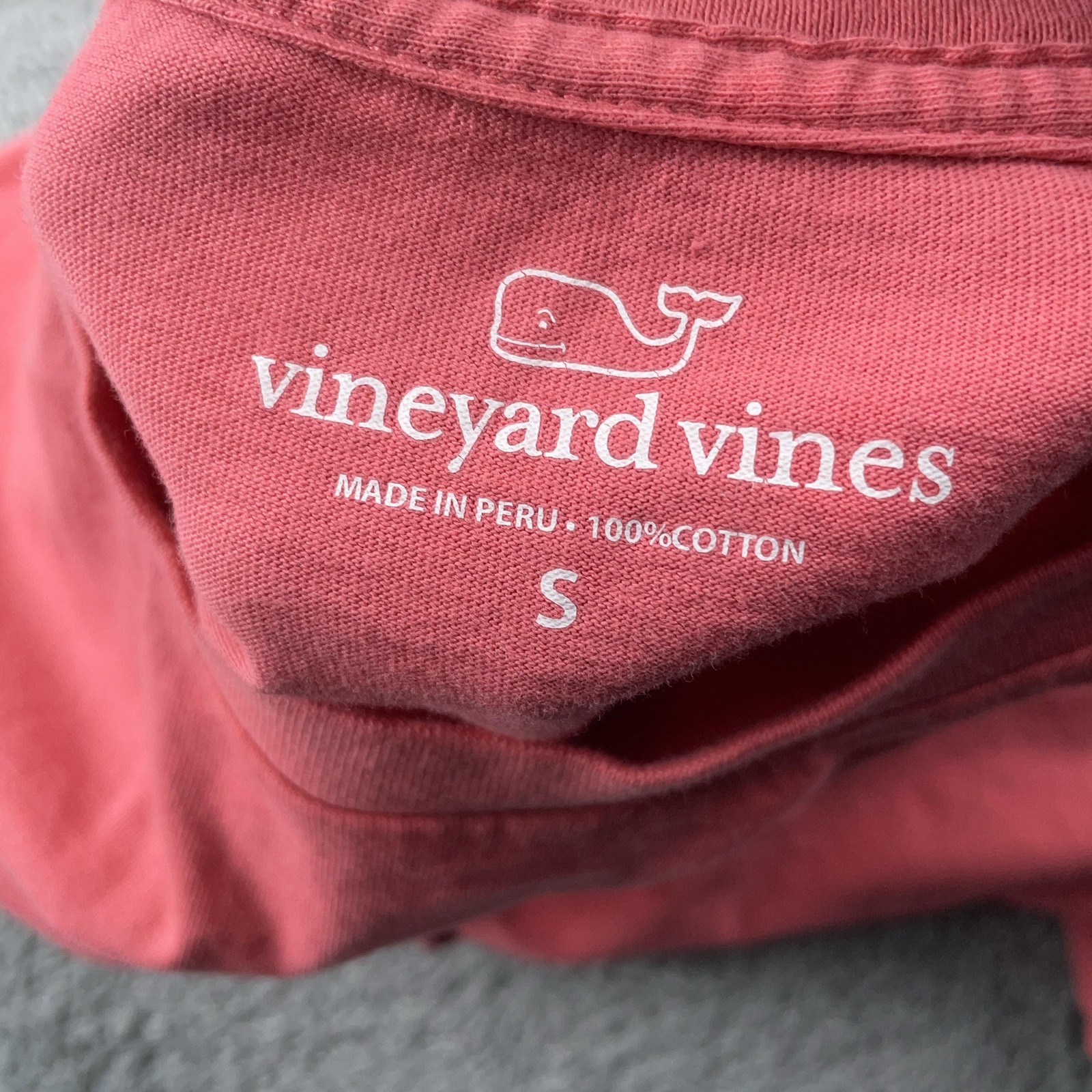 Vineyard Vines Shirt Mens Small Pink Long Sleeve Pocket Preppy Lightweight gallery