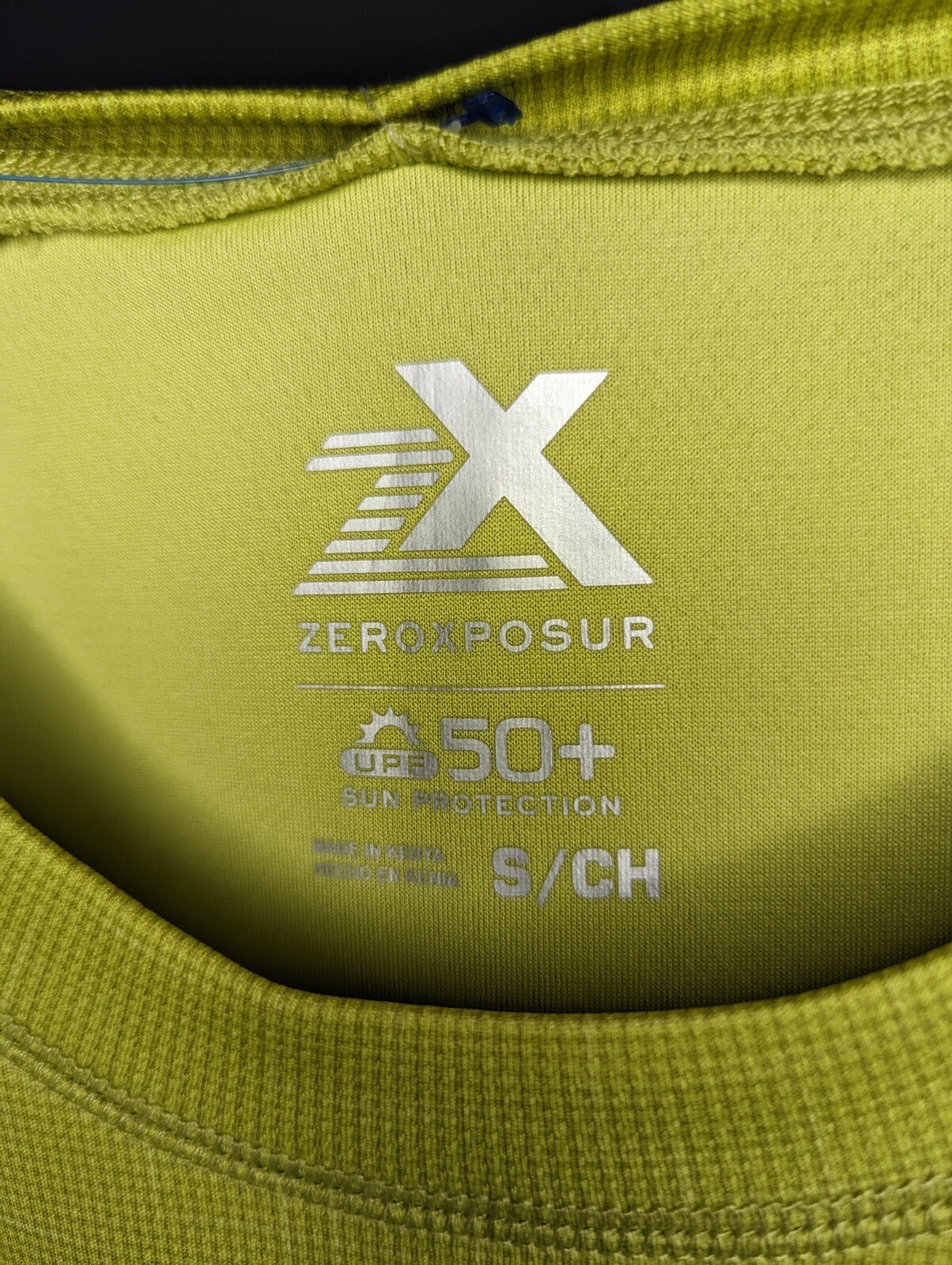 Zeroxposur Green/Yellow Short Sleeve 50+ UPF NWT gallery