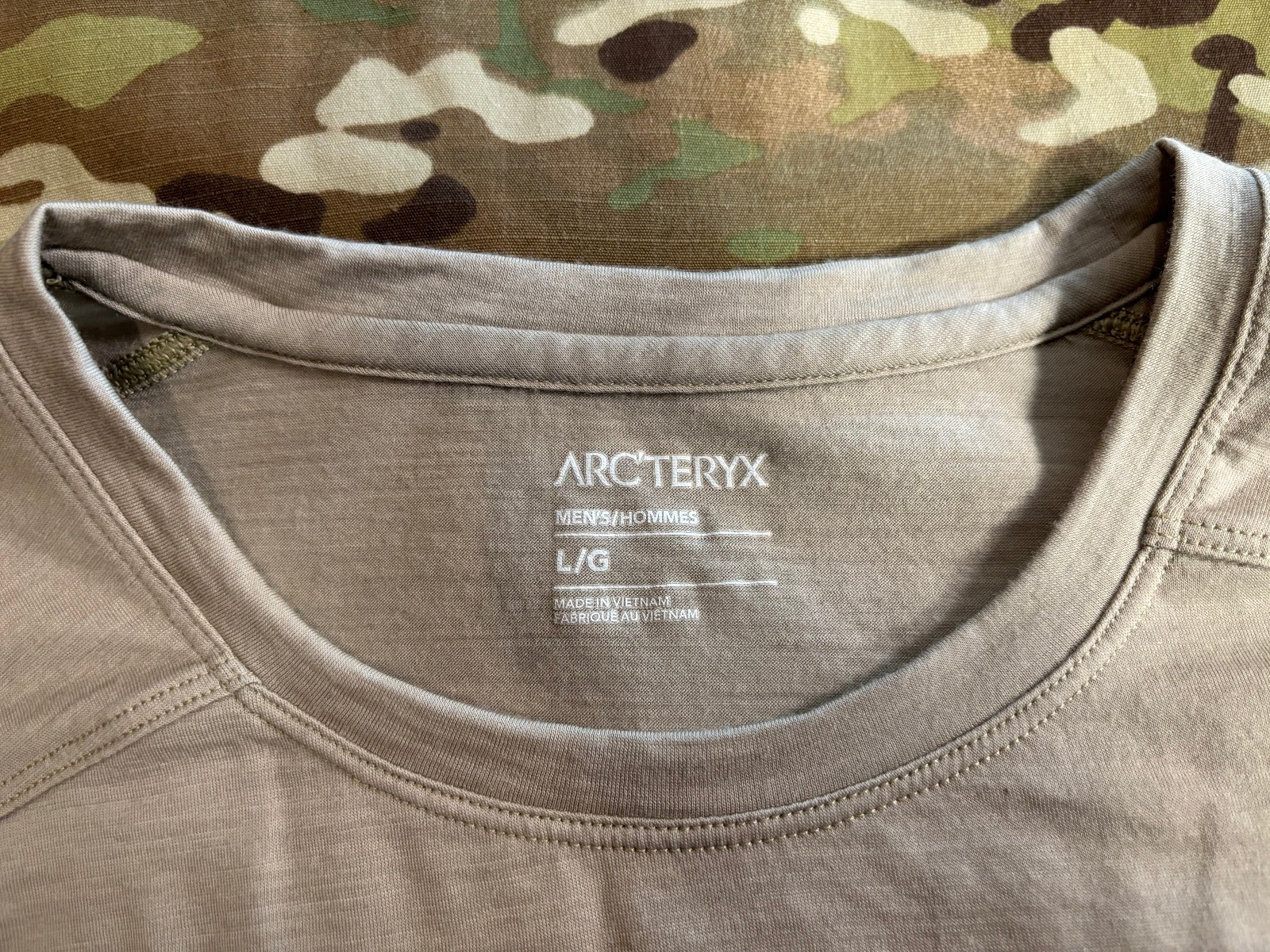 Arc'teryx Ionia wool t-shirt, men's large gallery