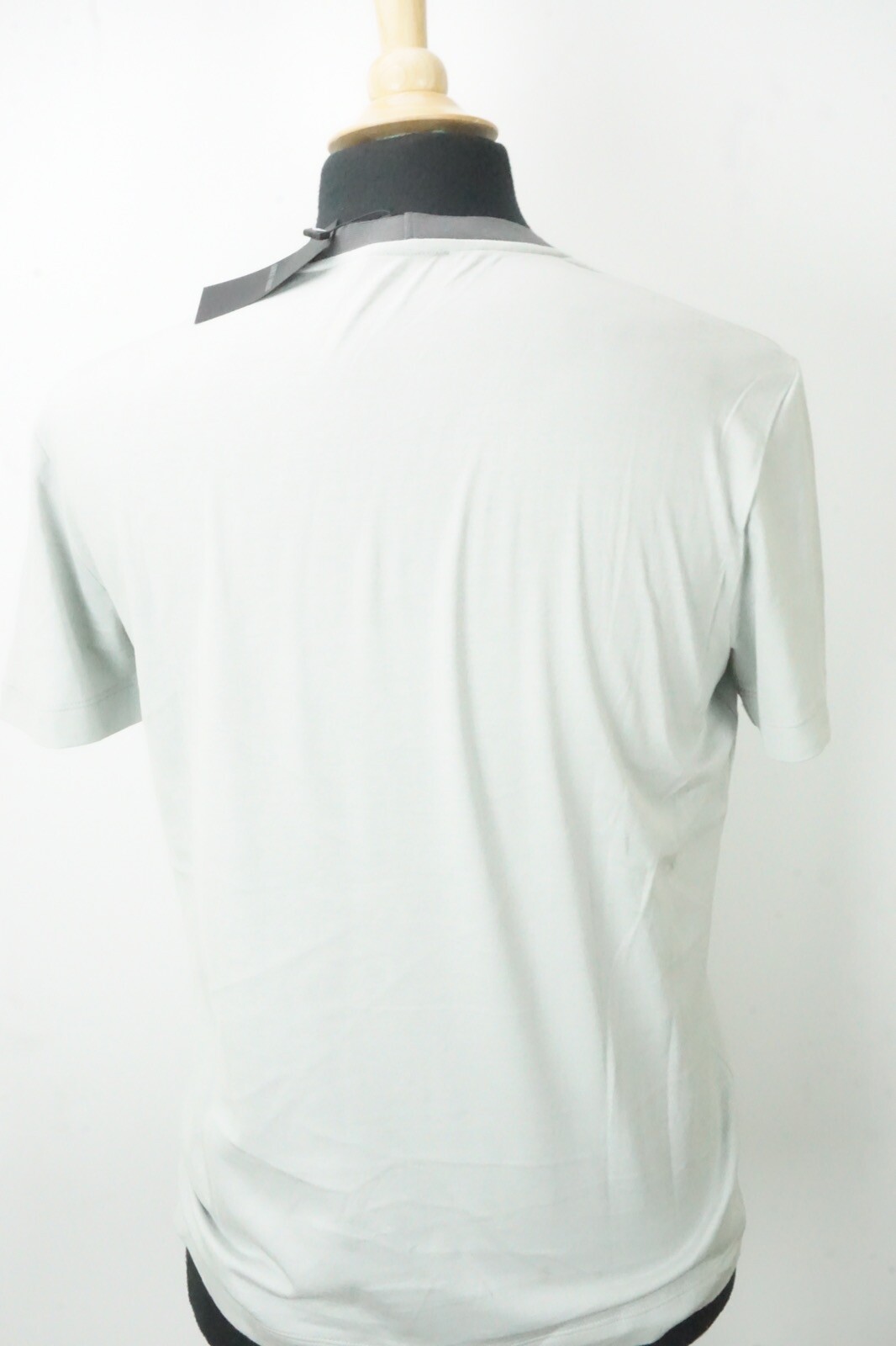 Giorgio Armani Black Label Gray Blue Argyle Cotton T Shirt Sz 50 NEW gallery