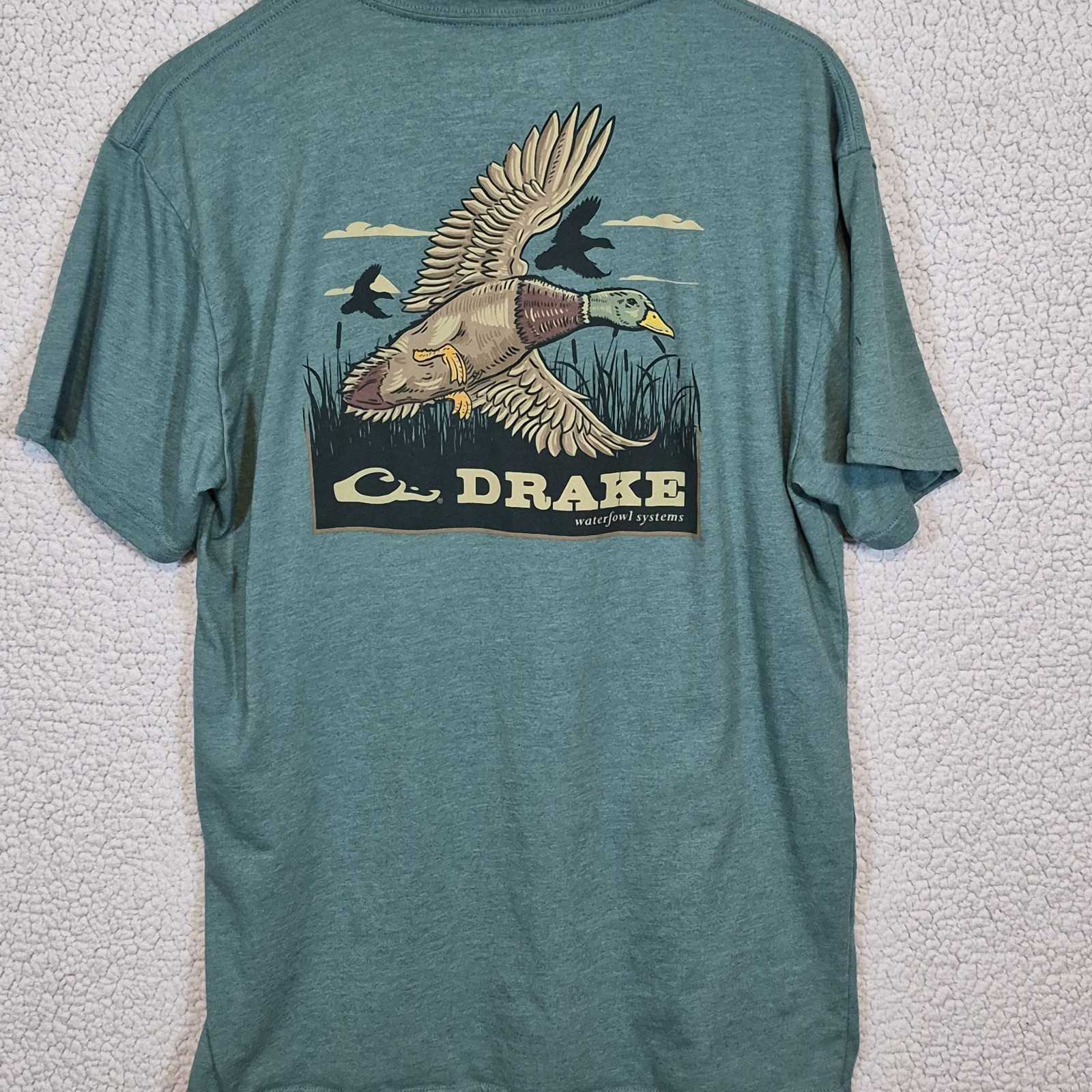 Drake Waterfowl Systems T Shirt Mens Large Mallard Graphic Hunting Tee