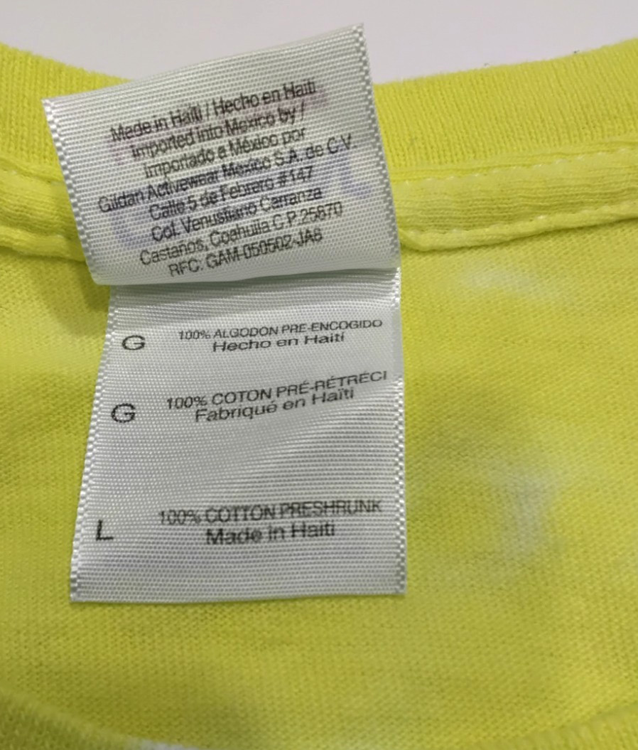 New Tie Dye Men's T-Shirt Yellow Blue Adult Large Multicolor Summer Spiral gallery