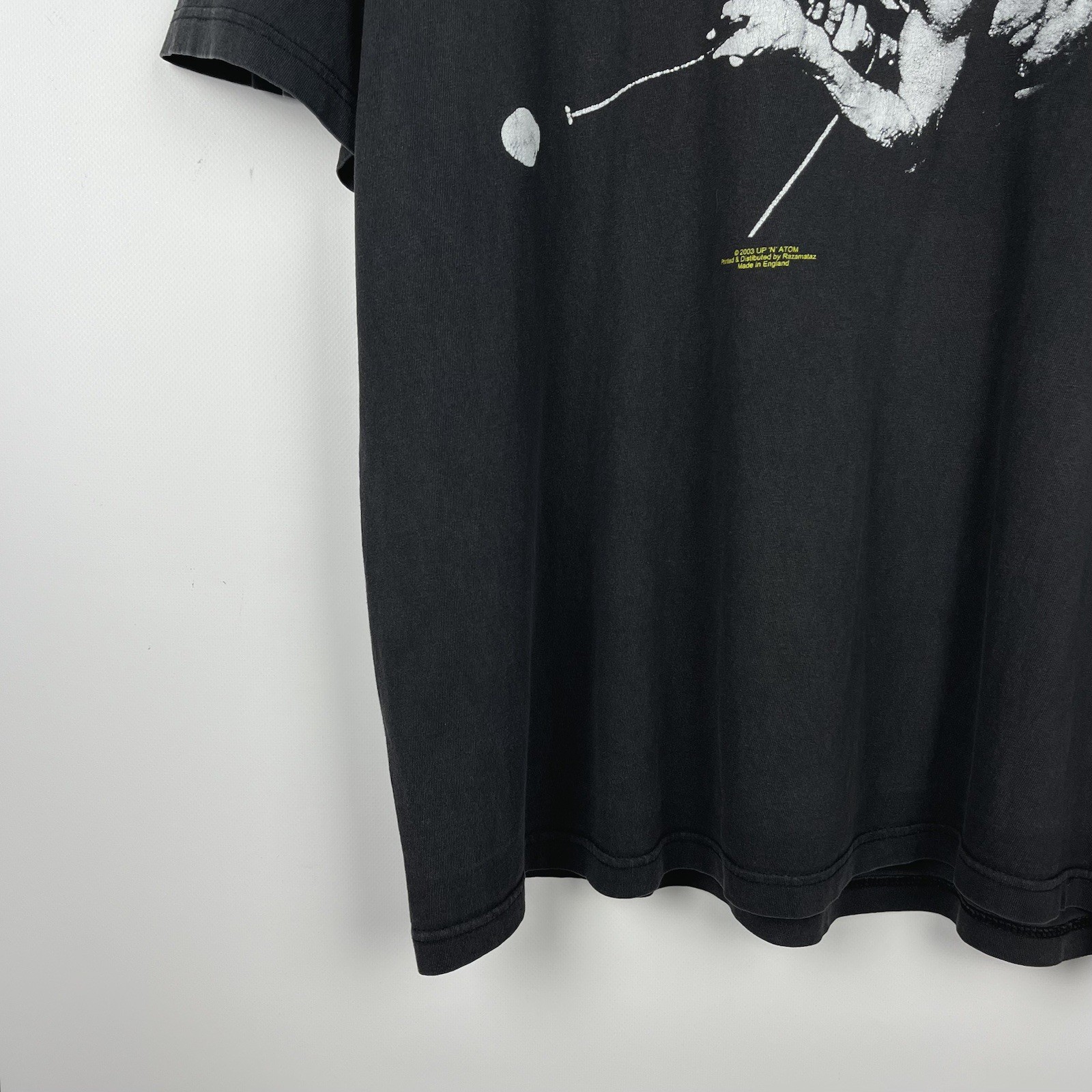 Vintage Sham 69 Punk Rock Band Short Sleeve T Shirt 2003 Size XL Faded Black 00s gallery