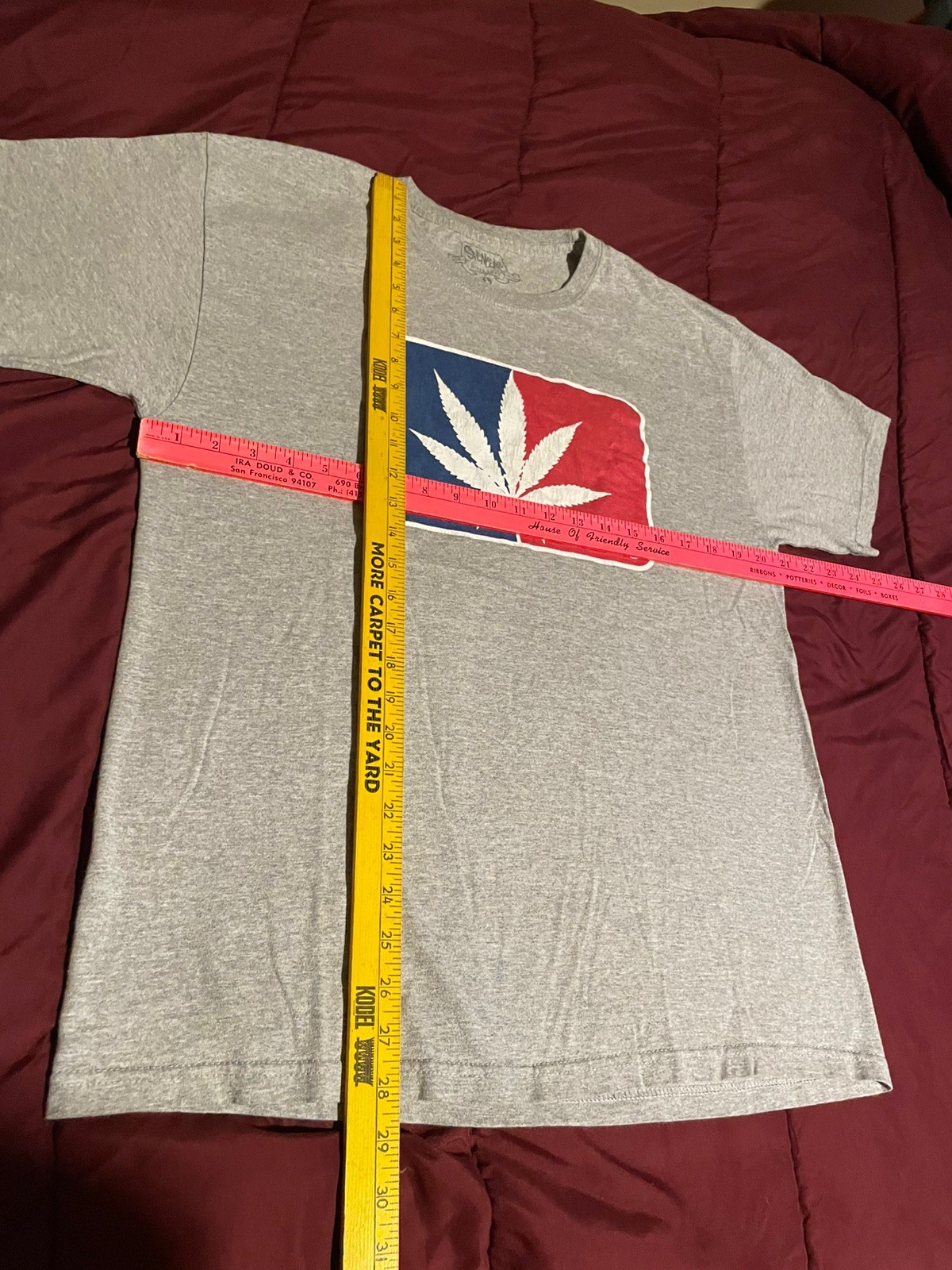Vintage THC NBA T Shirt Large Gray Weed Marijuana Tee Spencers 2000s Drug Humor gallery