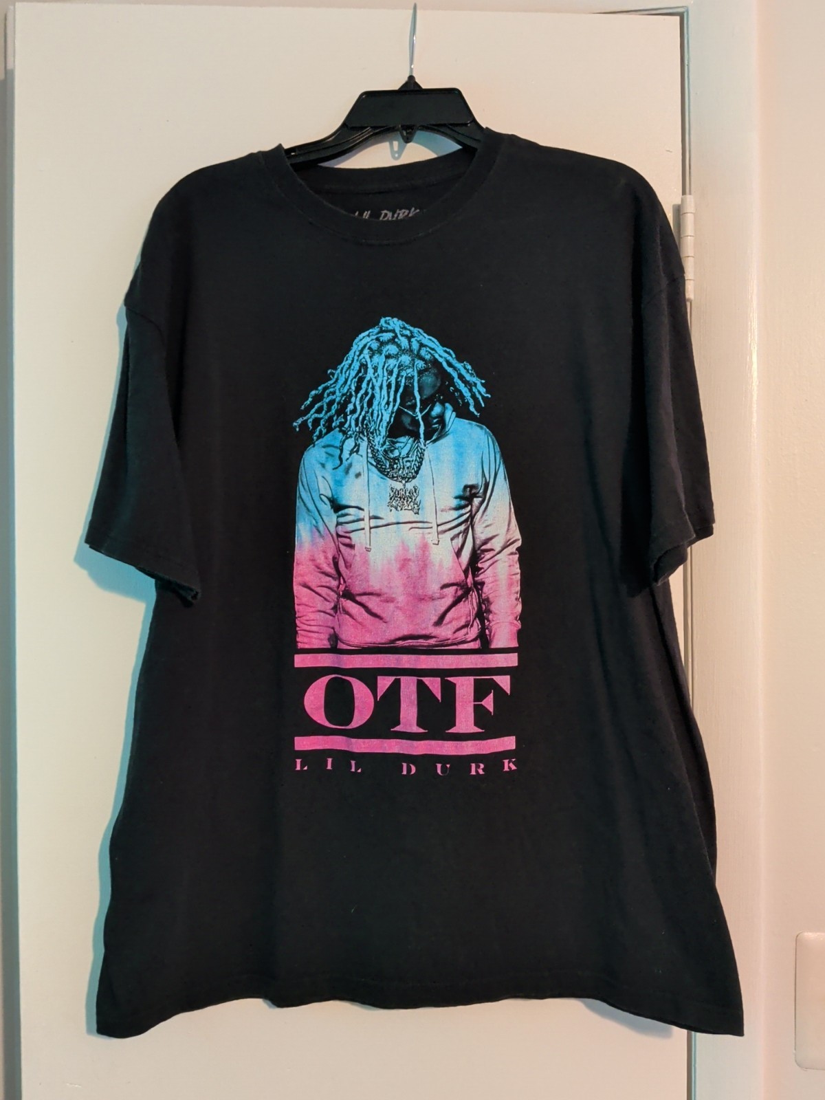 Lil Durk OTF Graphic T-shirt Men XL Black Short Sleeve Rap Music Merch gallery