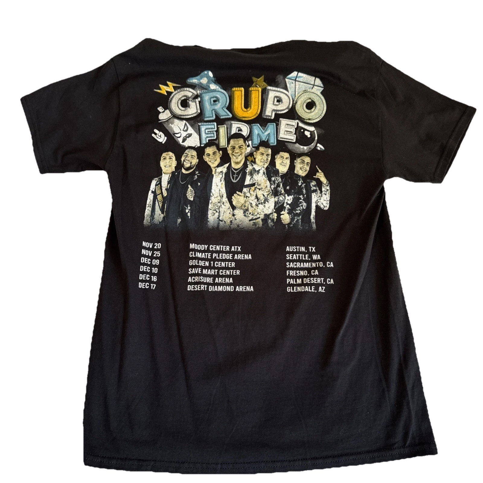 Grupo Firme Banda Eduin Caz Graphic Concert Tshirt Band Mens Sz Med Shirt gallery