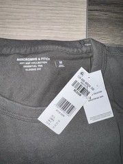 Abercrombie & Fitch Classic Essential Tee Men’s M Dark Green Crew Cotton Knit