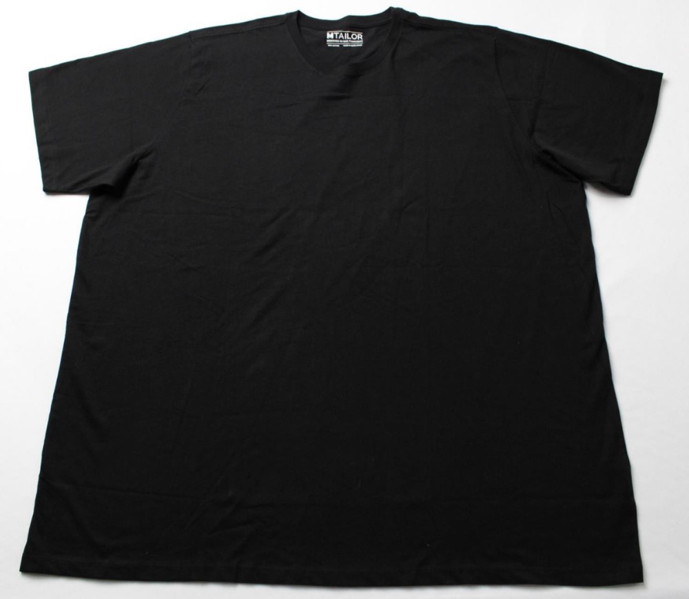 MTailor Men’s Solid Short Sleeve Basic T-Shirt EJ3 Black See Description NWT