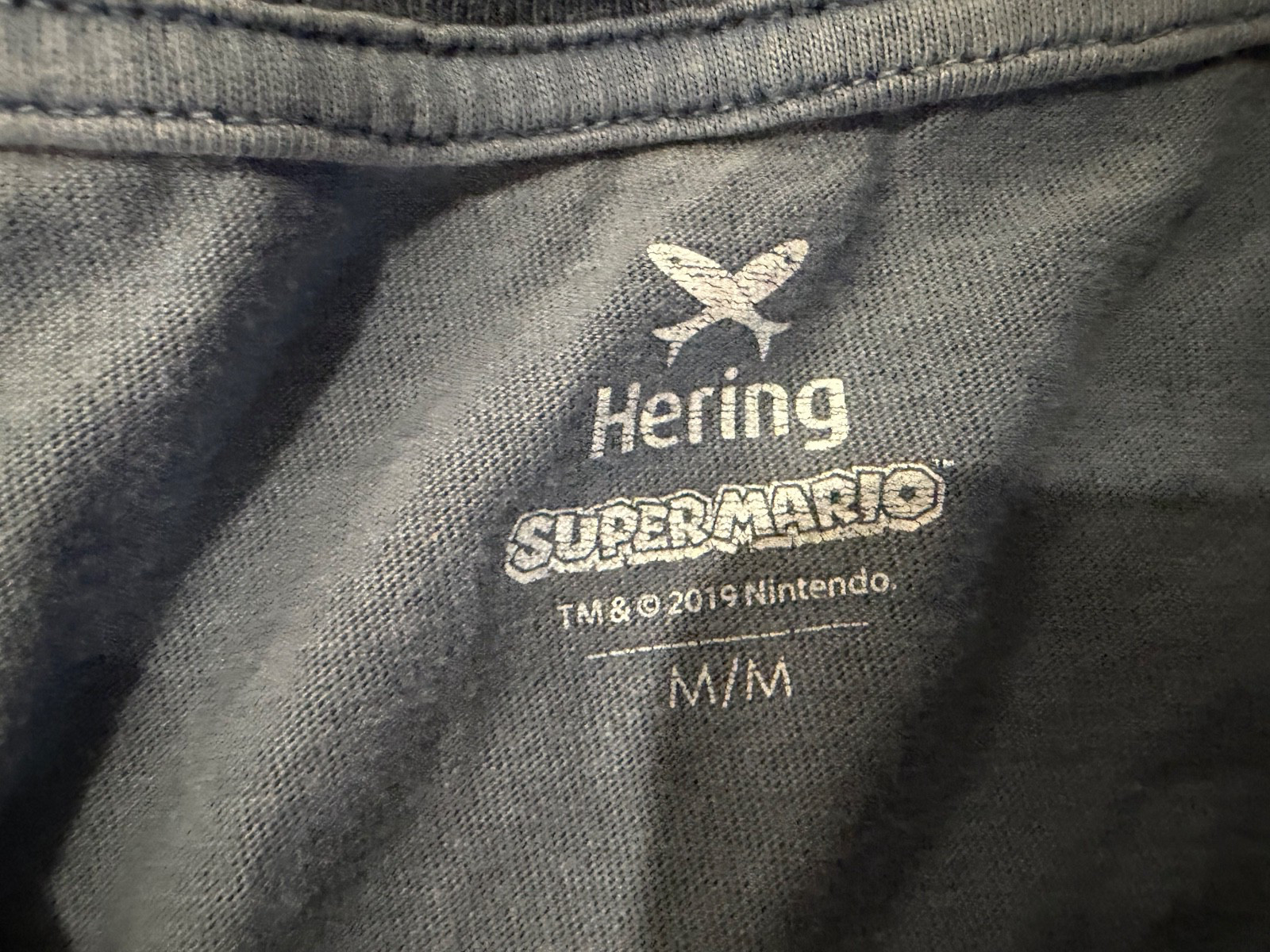 Hering Brasil Official Nintendo Super Mario My Kind of Crew Medium T-Shirt Used gallery