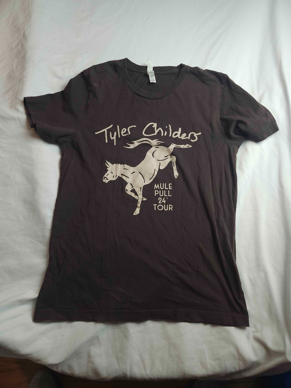Tyler Childers Mule Pull 24 Tour Shirt Mens M Black Western Americana Indie Folk gallery