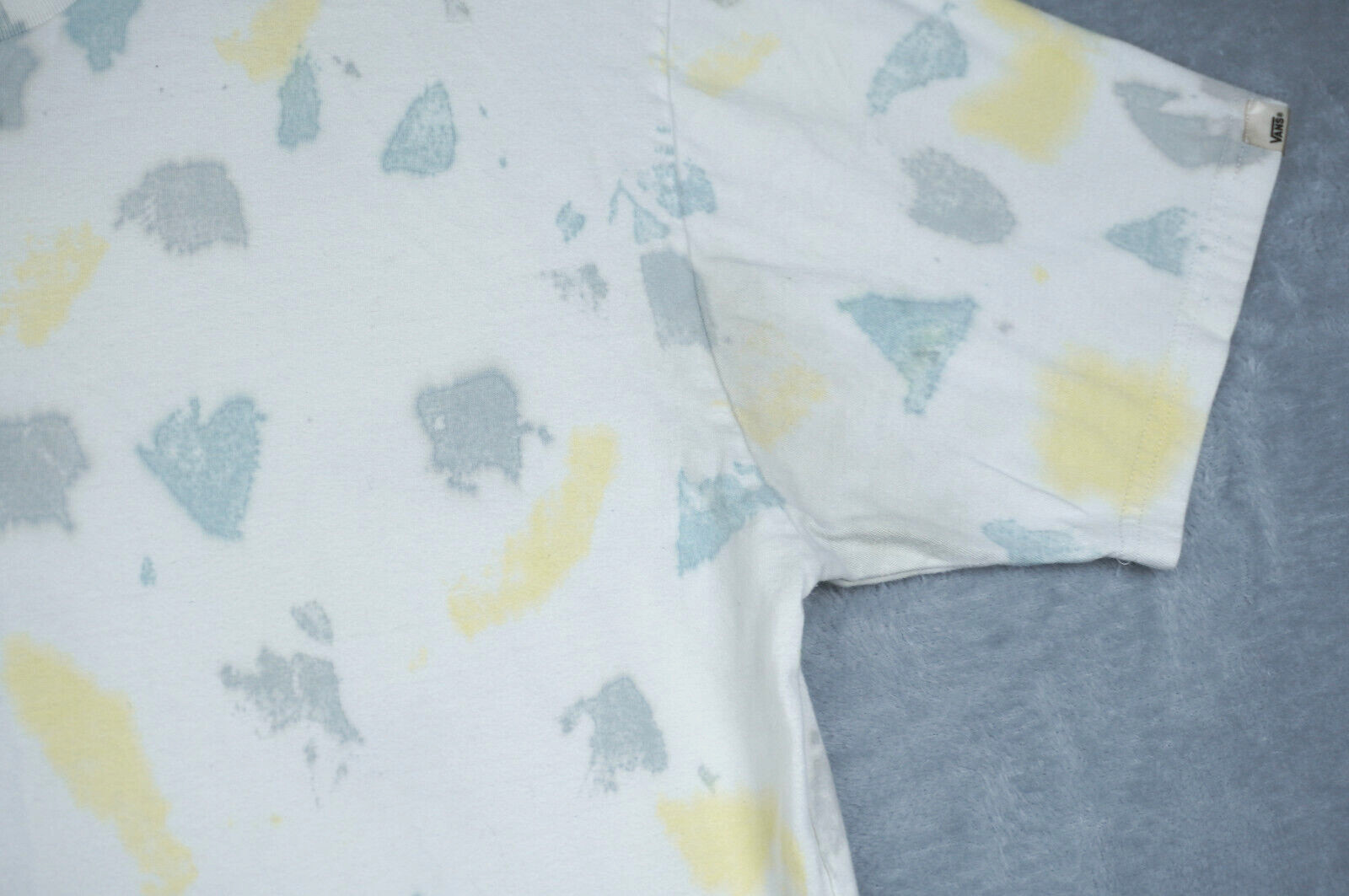 Vans Paint Blotted White T-shirt size Large gallery