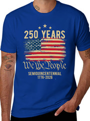 American 250th Anniversary Celebration 250 Years USA Service T-Shirt
