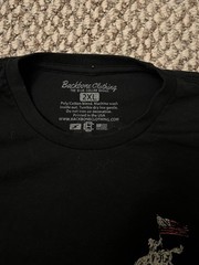 Backbone Clothing All American A-Hole Cowbucker T-Shirt Black 2XL