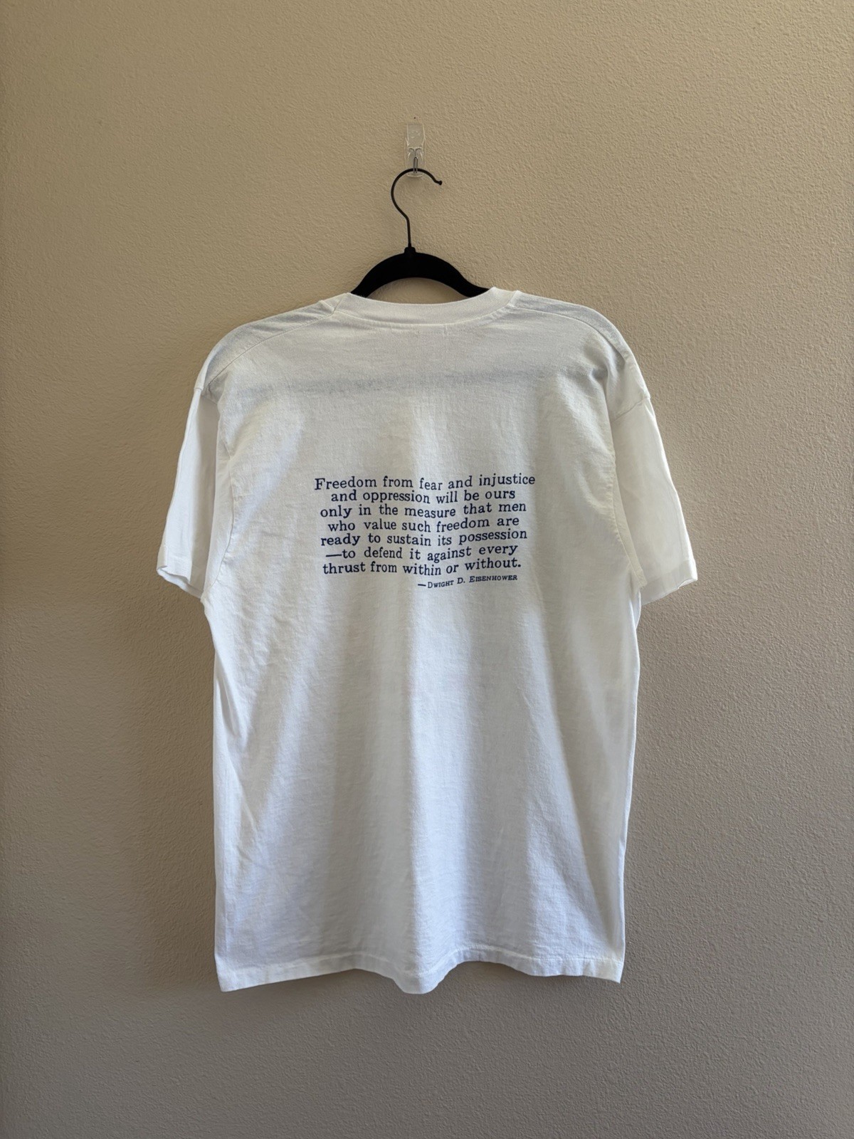Desert Storm 1991 Letter From Kuwait Military Art Graphic Hanes T-Shirt Men's L gallery