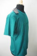 Giorgio Armani Black Label Green Signature Milano Cotton Blend T Shirt 48 NEW