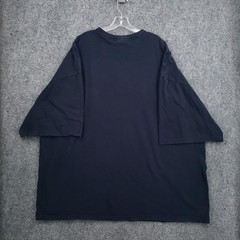 VINTAGE Marithe Francois Girbaud Y2K T Shirt Mens 4XL Blue Pullover Embroidered