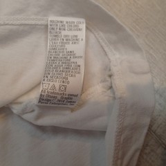 James Perse Standard Long slv Crew Neck T Shirt 5 XXL White Pullover Tee disney