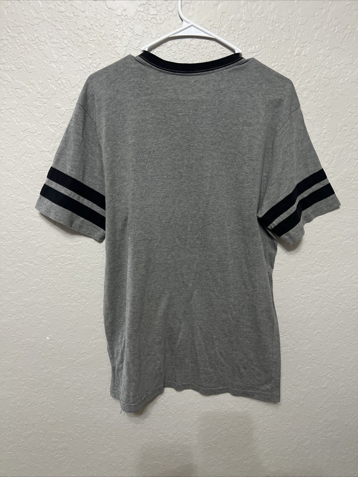 Ramones Eagle Crest Logo L Gray T-Shirt 1234 Punk Tee 2016 Stripe Sleeve Hey Ho gallery