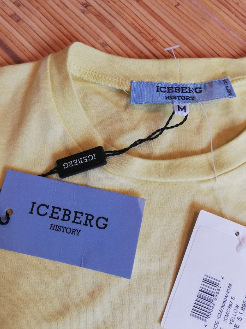 Iceberg HISTORY Winnie-the-Pooh T-Shirt Men's Unused with Tag Vintage YF gallery