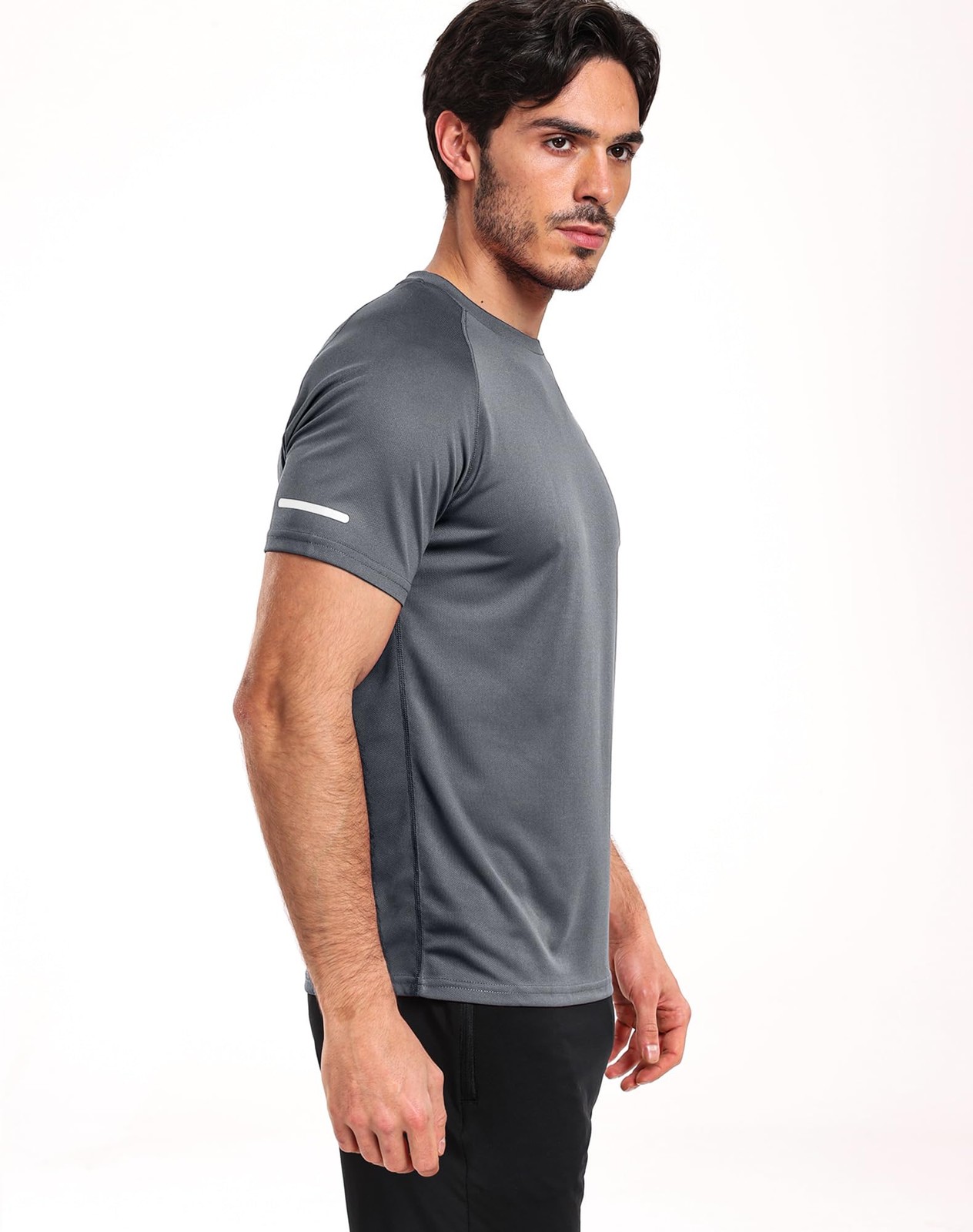 NELEUS Men's 3 Pack Athletic Shirt Dry Fit Gym Workout Running Shirts Moistur... gallery