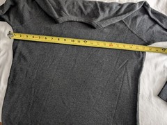 FAHERTY Waffle Knit Cloud Cotton Shirt Men’s Large Dark Gray LS Thermal Crewneck