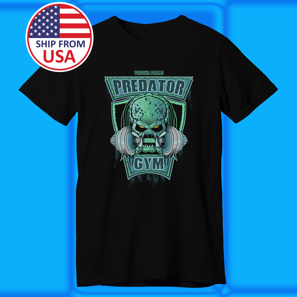 Yautja Prime Gym Predator Men’s Black Size S-5XL