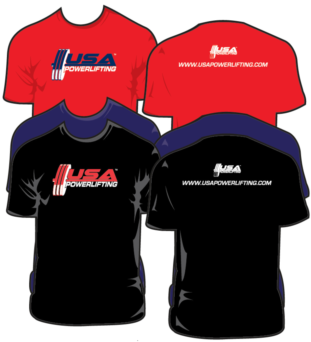 POWERLIFTING T-SHIRT Weightlifting Bodybuilding Strongman Bench Deadlift CHOOSE!