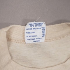 Vintage 80s A #1 DAD Single Stitch TeeJays T Shirt Mens Large Beige Made USA
