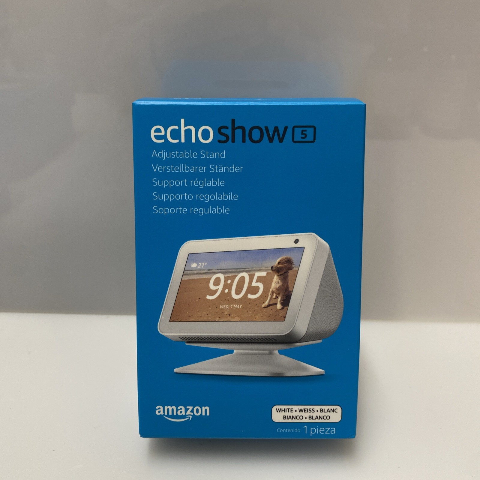 Echo Show 5 Adjustable Stand – White 1 Piece
