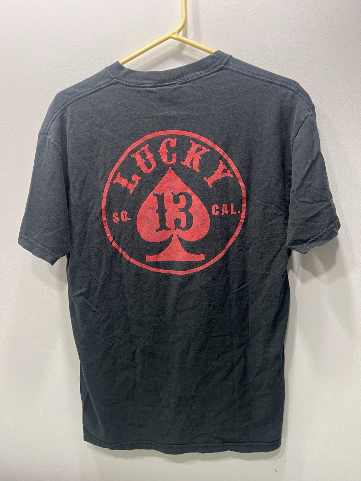 lucky 13 vintage Tshirt Faded black ( See Measurements) Fader gallery
