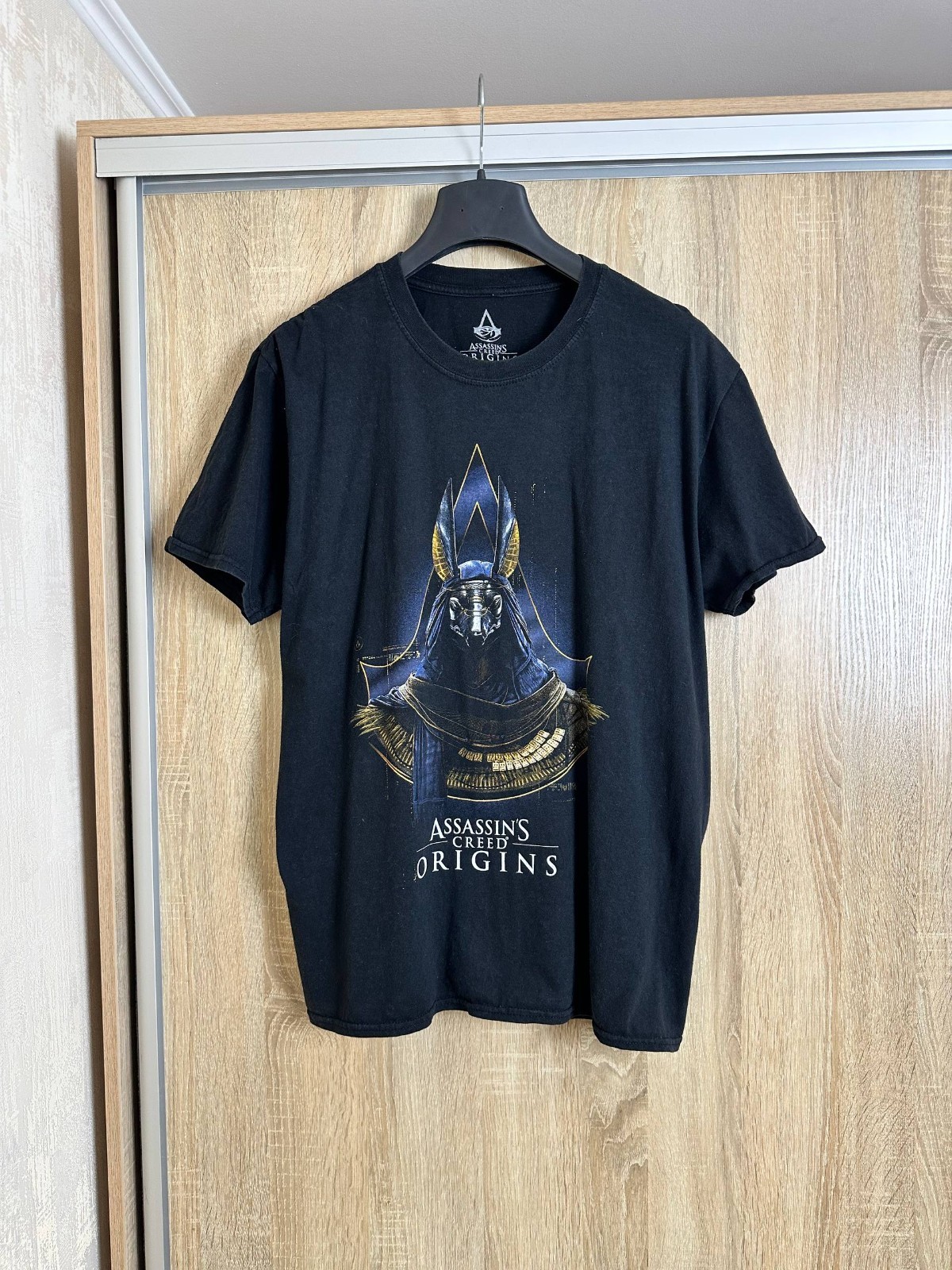 Assassins Creed Origins Game T Shirt Mens Size M Black Xbox Playstation Sega gallery