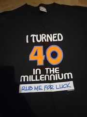 VTG 1997 Mark Chutick I Turned 40 In The Millennium Shirt Single Stitch XL