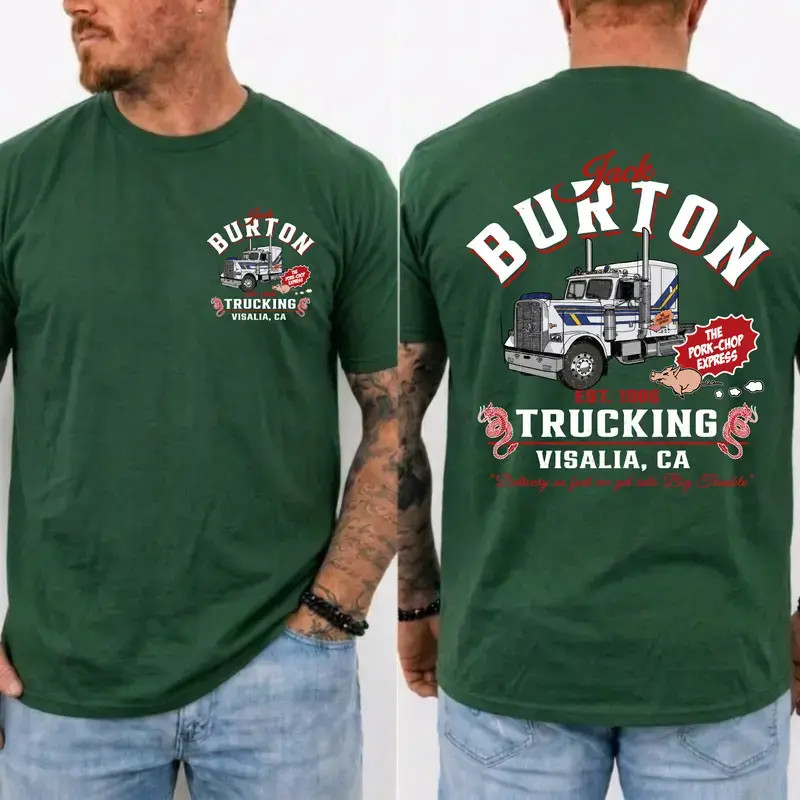 Jack Burton Trucking Shirt Big Trouble in Little China Vintage Graphic Tee gallery