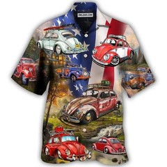 Mens Button Down Red Plain Solid Color Beach Hawaiian Novelty Holiday Shirt