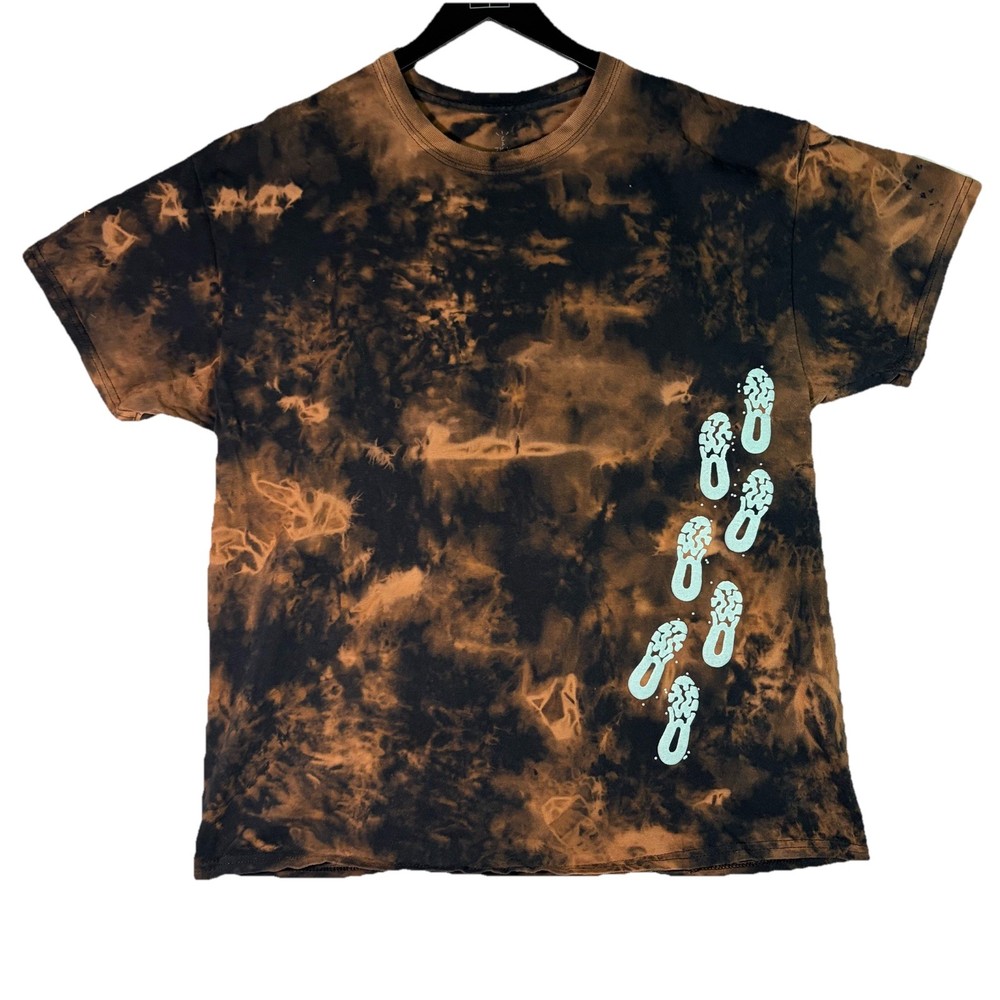 Travis Scott Cactus Jack Blazing Trails T Shirt Size L Houston Texas Graphic Tee