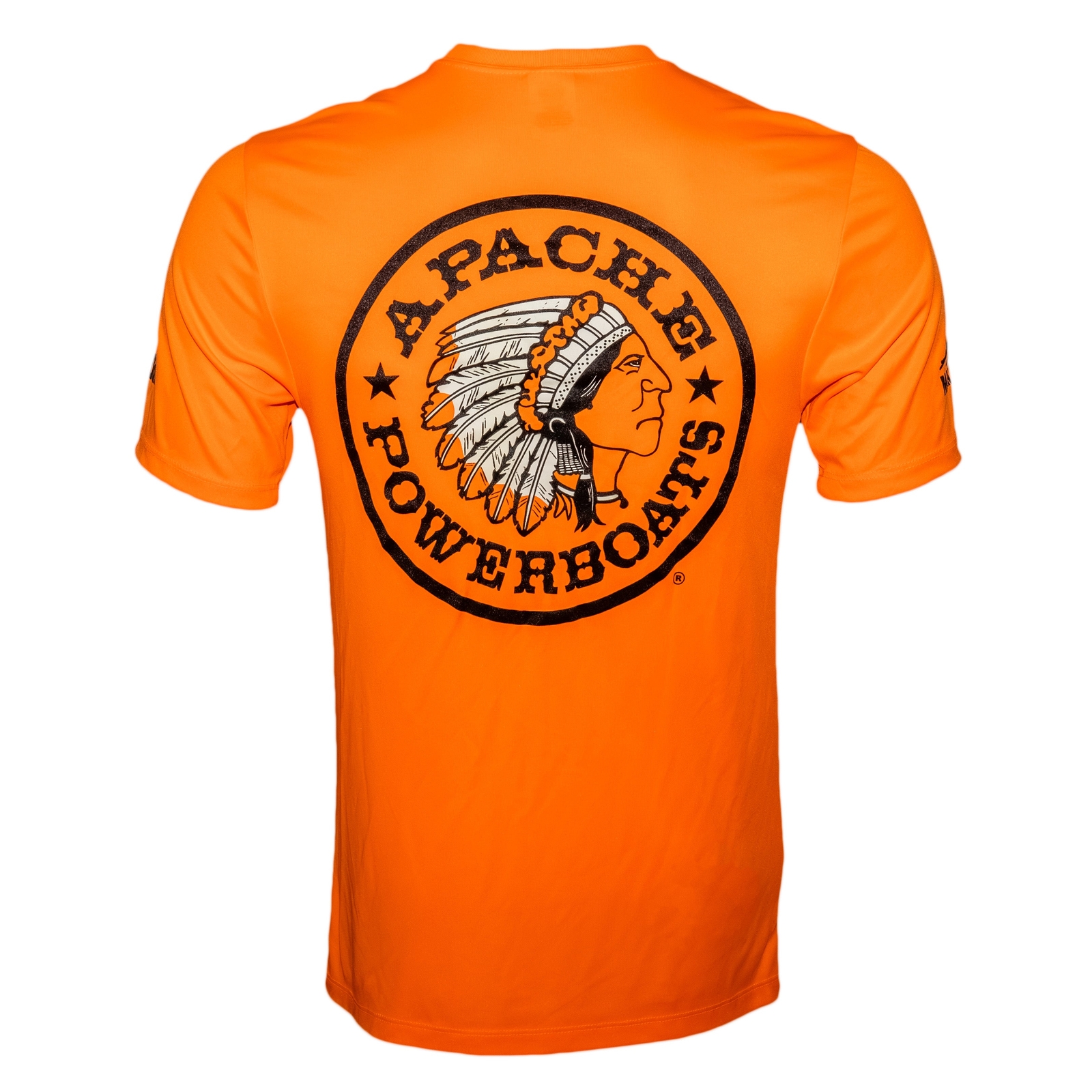 Apache Powerboats Cool-DRI Monochromatic Logo T-Shirt | Safety Orange gallery