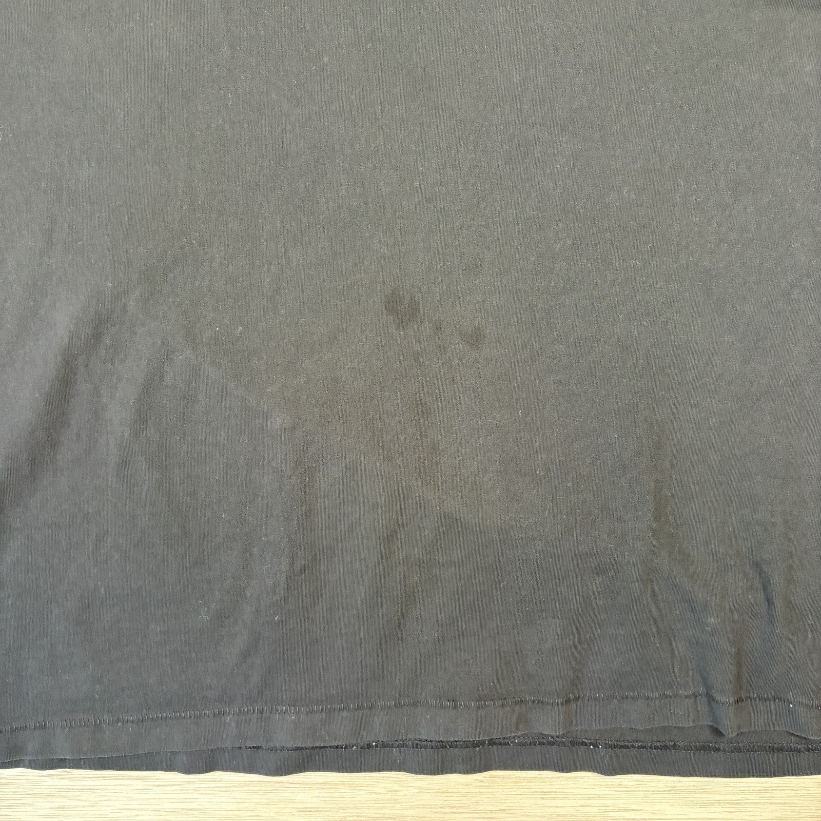 No Boundaries Men's LARGE Oversize Cotton Tee BLACK T-Shirt pre-owned gallery