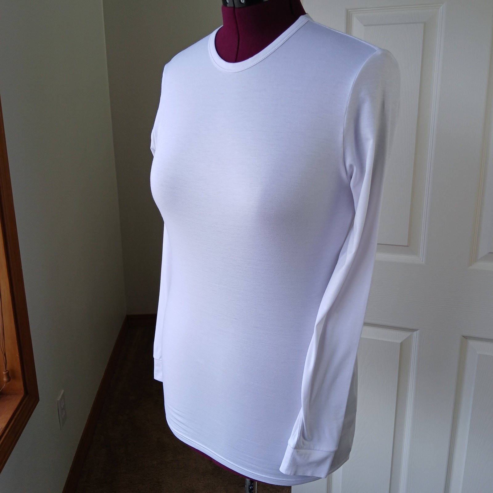 32 Degrees Heat Long Sleeve T-shirt Men's Small white warm base-layers gallery