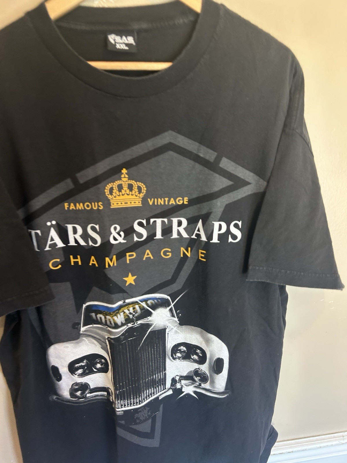 Famous Stars And Straps Mens Graphic Tee Black Y2K XXL gallery