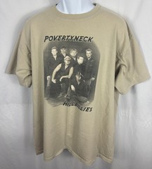 Povertyneck Hillbillies Signed Autograph Double-Sided Tour T-Shirt Size XL