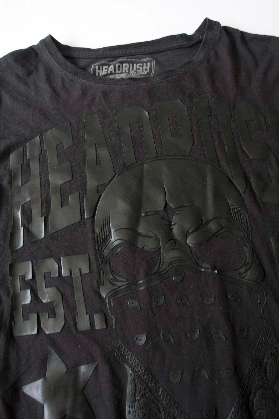 Headrush T Shirt Long Sleeve Size M Logo Skull *cG0730p gallery